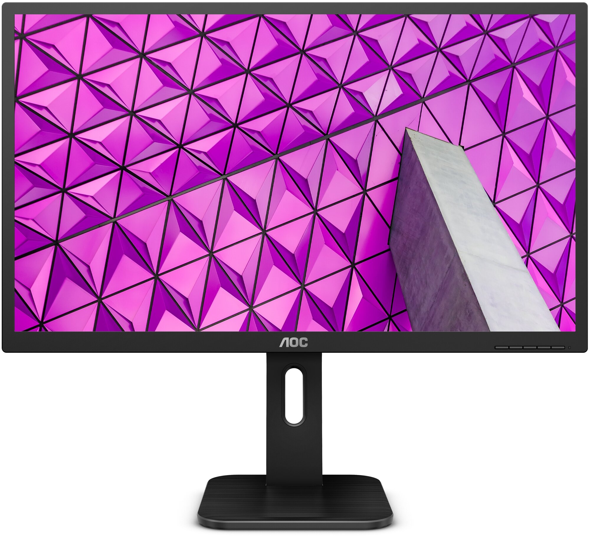 Монитор AOC 24P1 23.8" 1920x1080, 60 Гц, IPS, безрамочный черный
