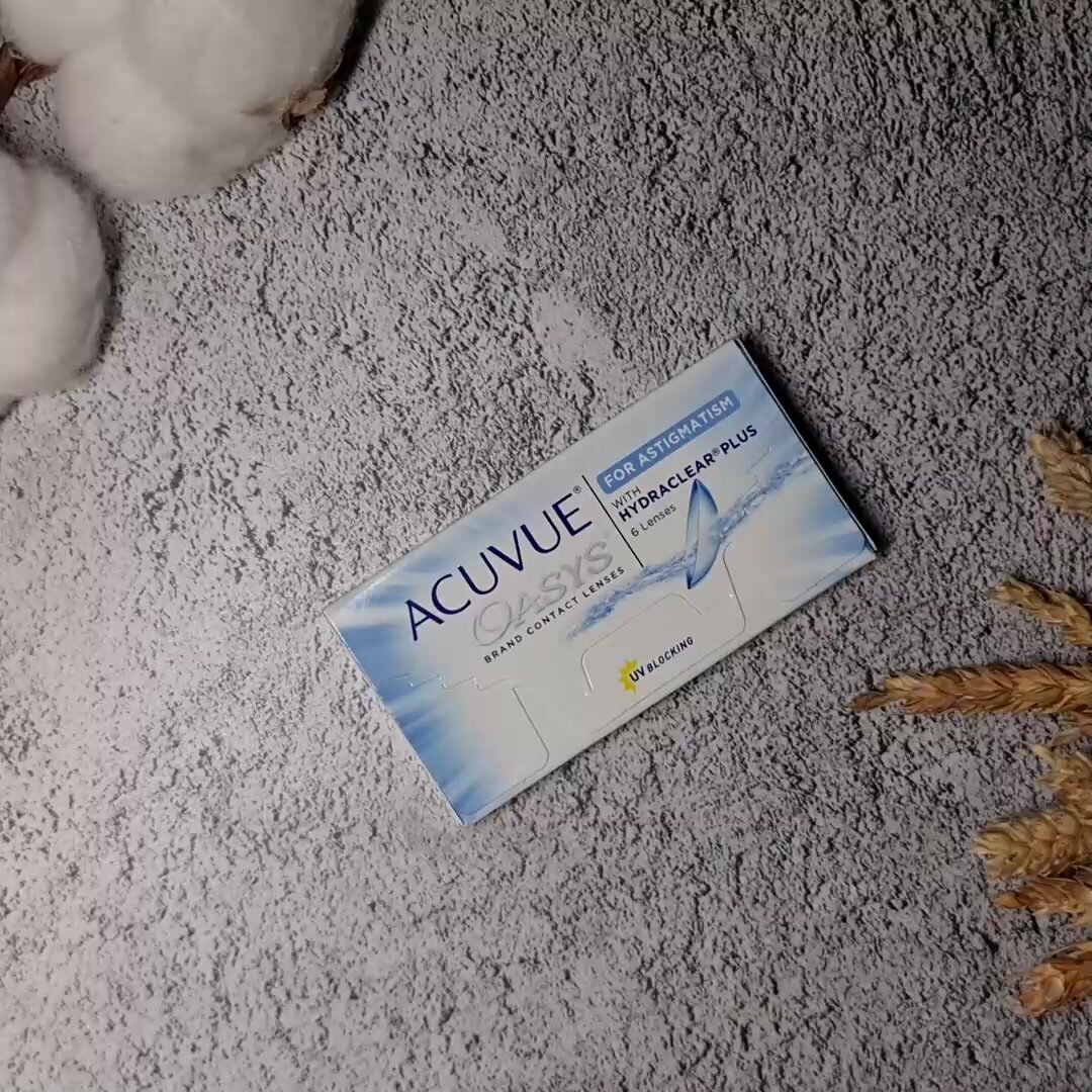 Acuvue Oasys for astigmatism with hydraclear plus (6 линз) 8.6, CYL:-2. ...