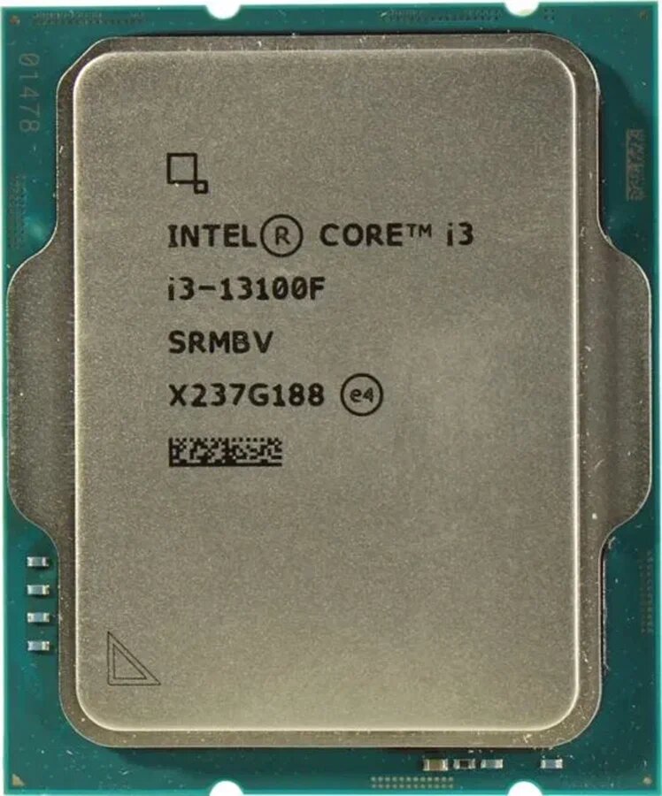 Intel Процессор Intel Core i3-13100 LGA1700 OEM (Серебристый)