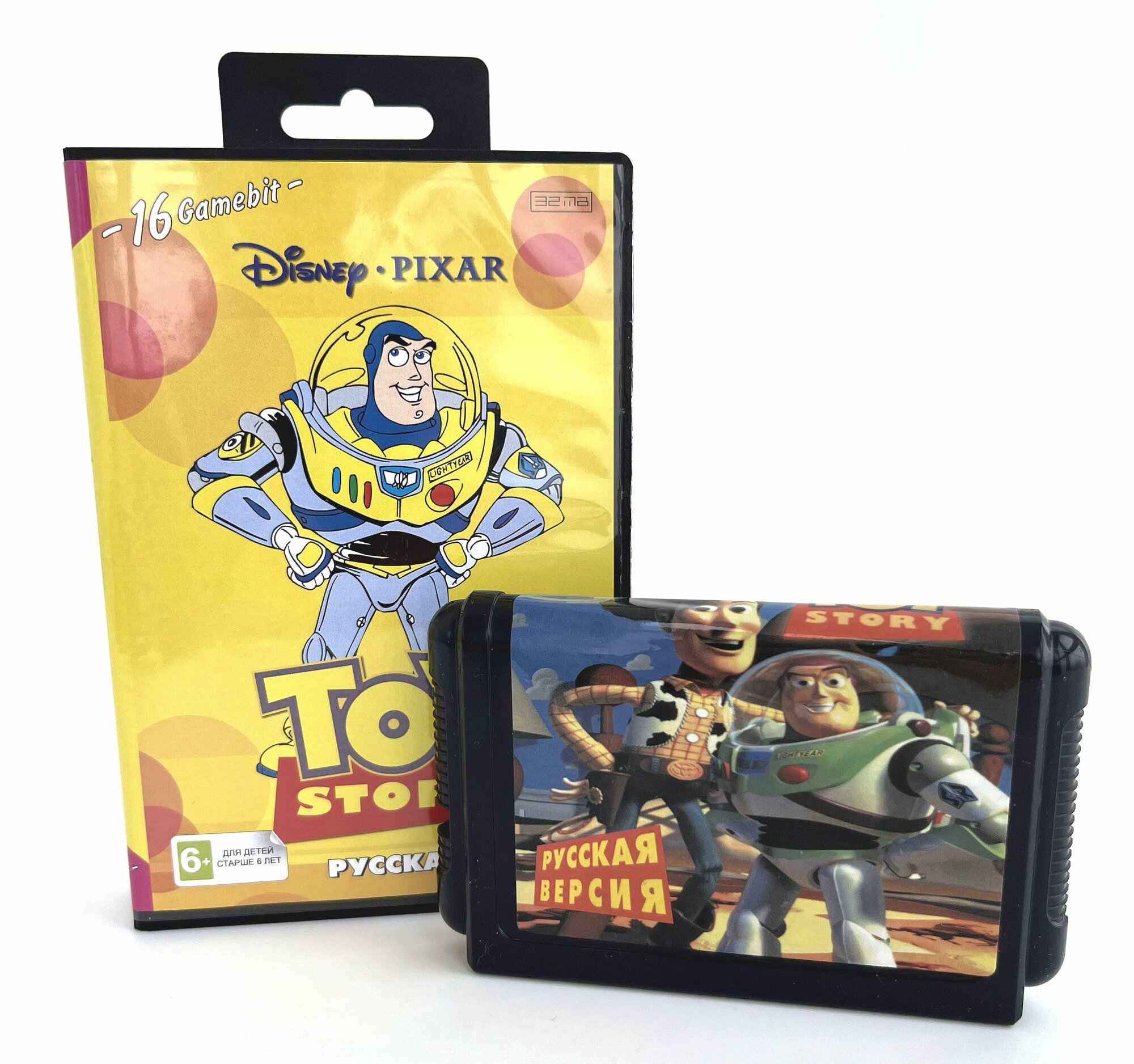 Игра TOY STORY для SEGA 16bit Русская версия в коробке