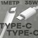 Провод type-c type-c, белый, 35W, быстрая зарядка, кабель зарядны...