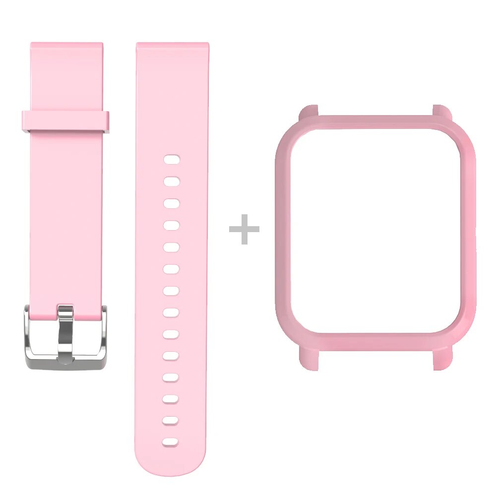 Розовый ремешок для Amazfit Bip Lite MIJOBS