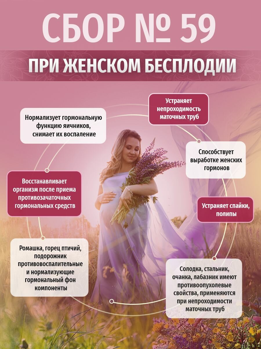 Картинки Сбор № 59 Сбор при женском бесплодии
