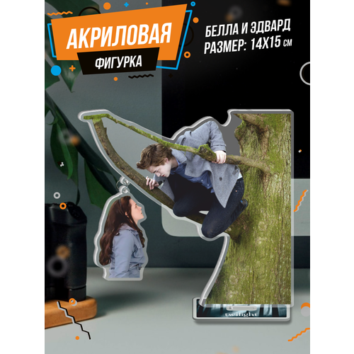 Фигурка акриловая Сумерки Эдвард Каллен Белла Свон 1109₽