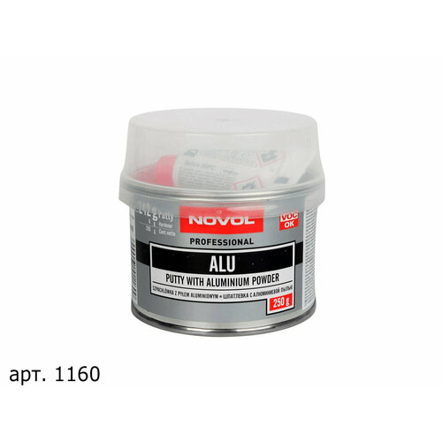 Шпатлевка NOVOL ALU с алюминием 18 кг 637₽