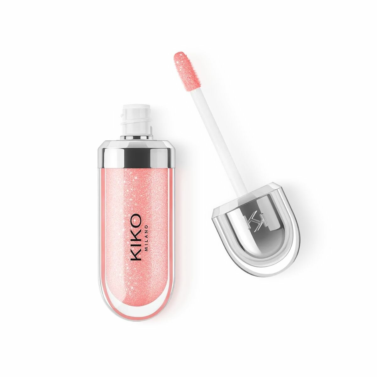 KIKO MILANO Смягчающий блеск для губ с трехмерным эффектом 3D Hydra Lipgloss (04 Pearly Peach Rose)