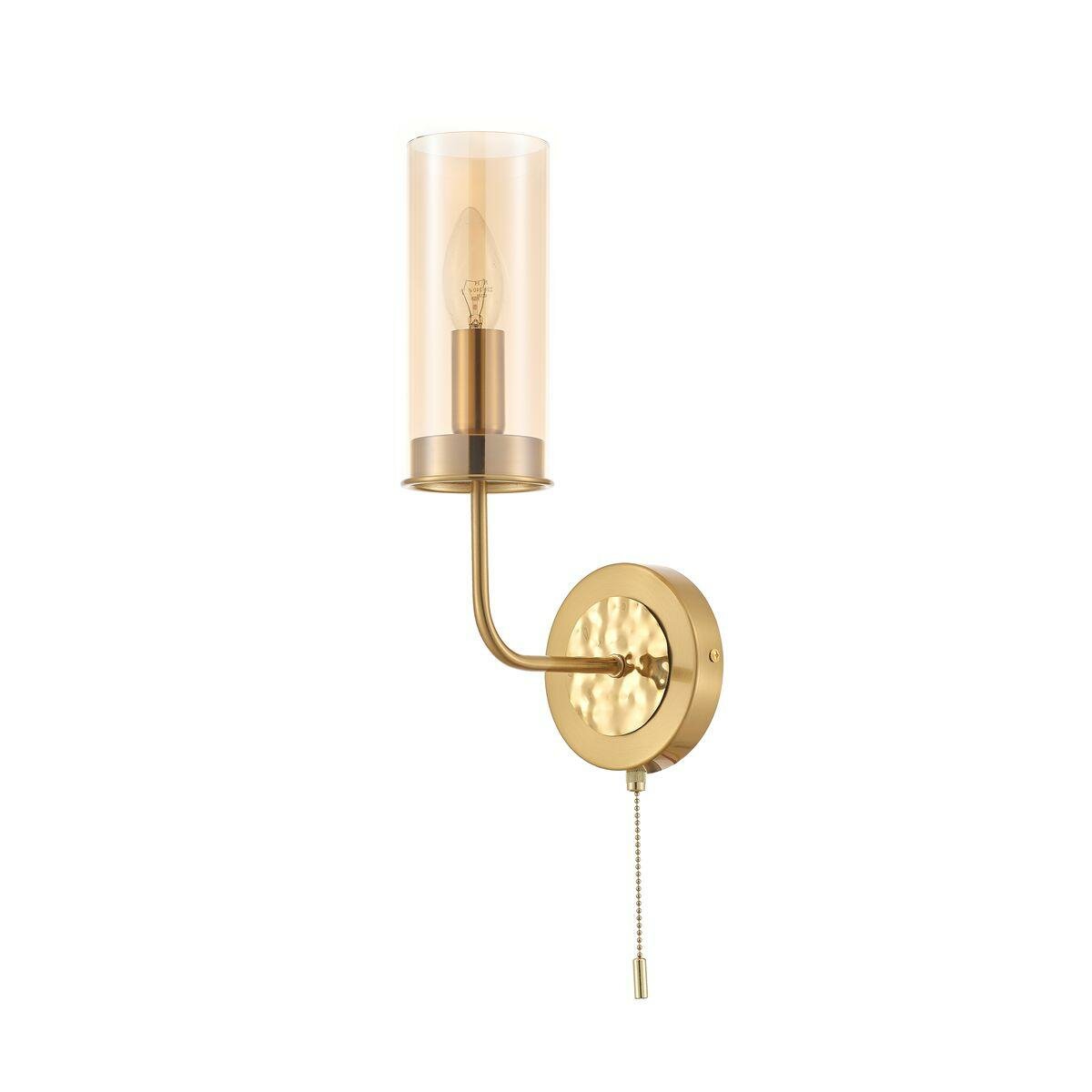 Бра Rivoli Marinela 4140-401 Б0066462 цвет Желтый/Медь материал Металл/Стекло