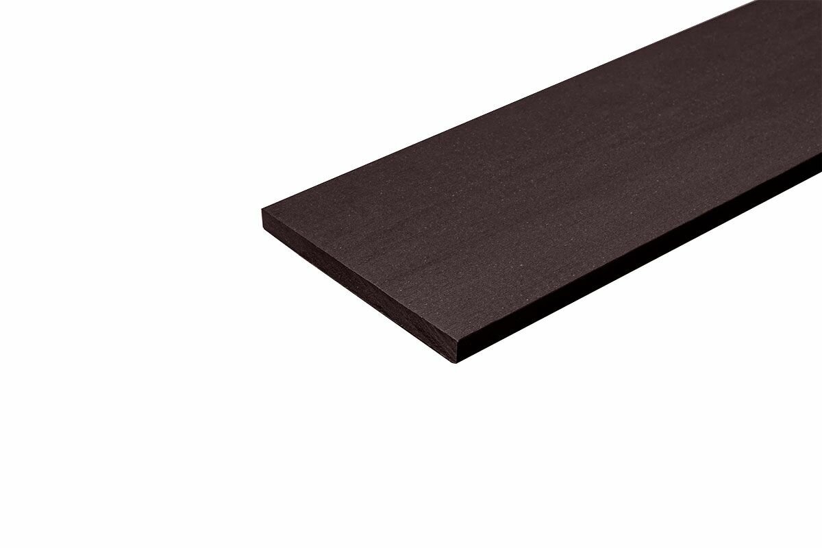 Подступенок ДПК для ступеней Deckron, Darvolex, Ecodeck 147*13*4000мм, венге, 2 шт.