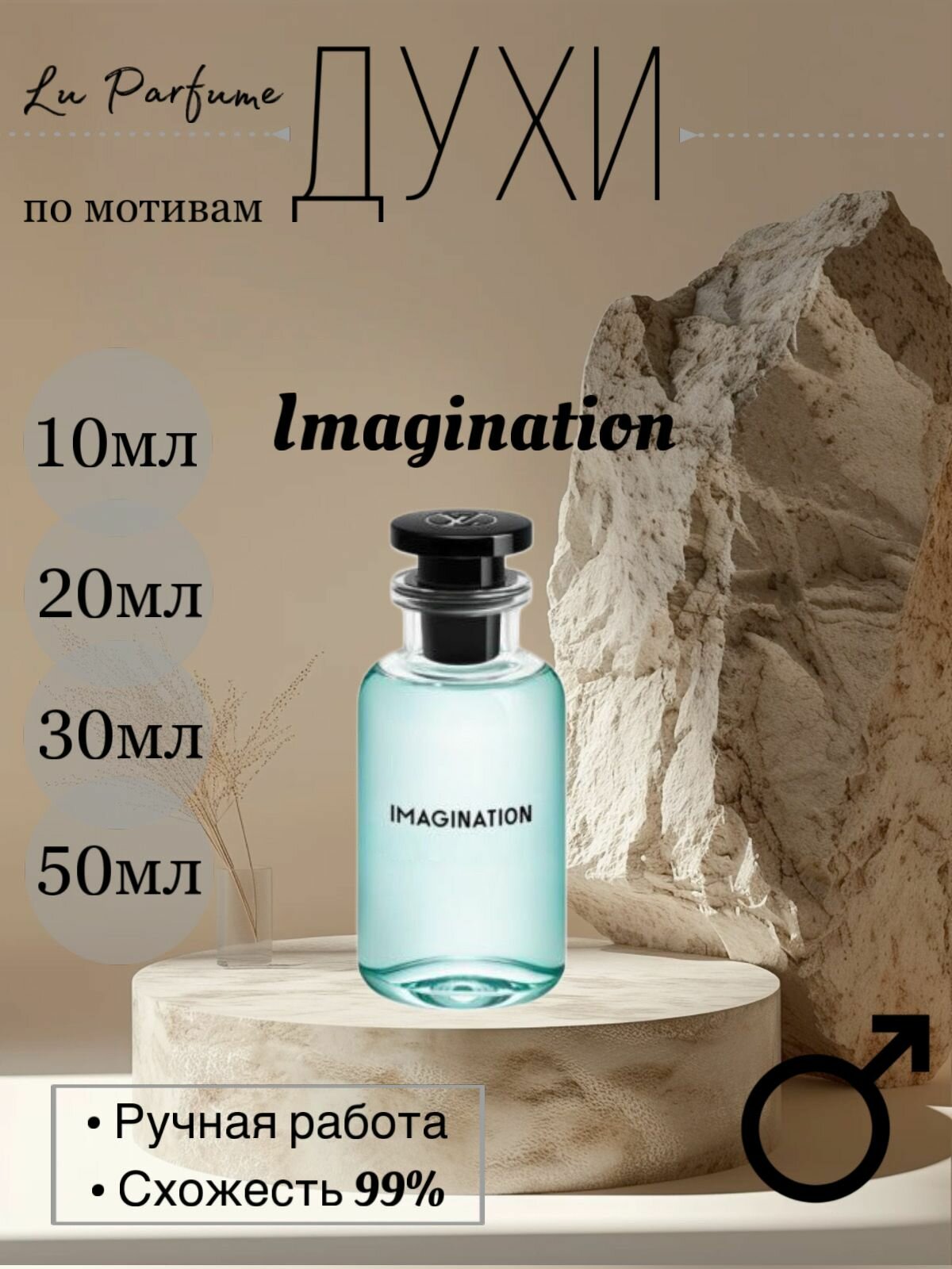 Духи ручной работы по мотивам 'Imagination', для мужчин