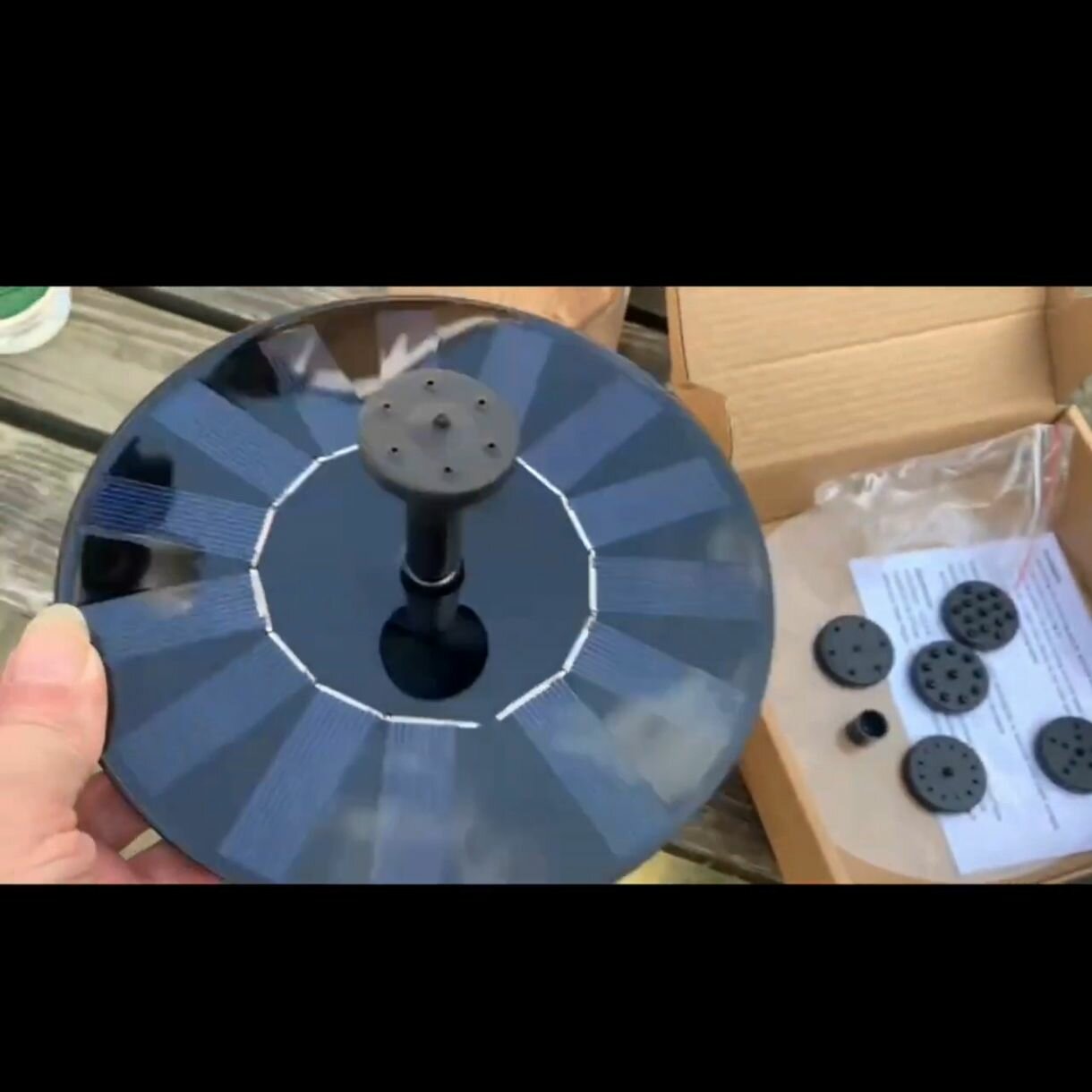 Супер Фонтан на солнечной батарее