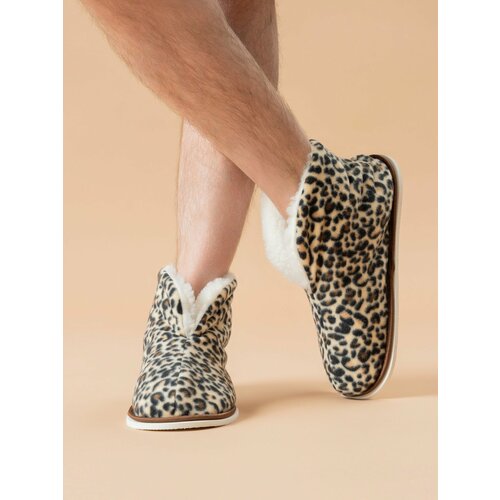 фото Тапочки ivshoes, размер 42-43, бежевый/коричневый