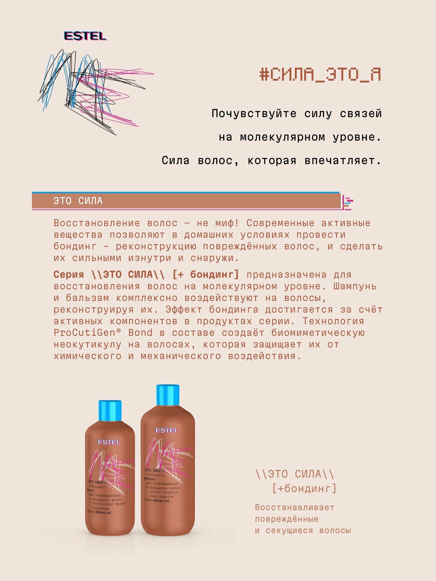 Обзор: ESTEL ME Маска для повреждённых и секущихся волос 