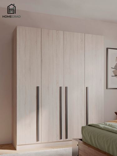 Изображение товара Шкаф для одежды HomeGrad "Boston", сонома, ЛДСП, 4 двери, 160x220x52 см