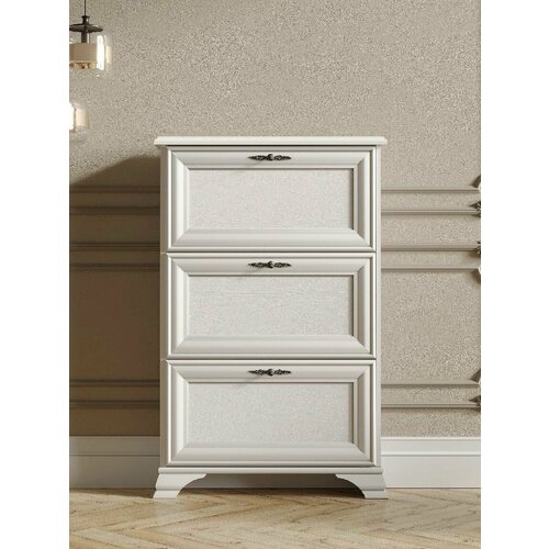 Обувница  БРВ-мебель Кентаки S132-SFB3B, размер (ШхГxВ): 80х19.5х123 см, обивка: отсутствует, цвет: каштан