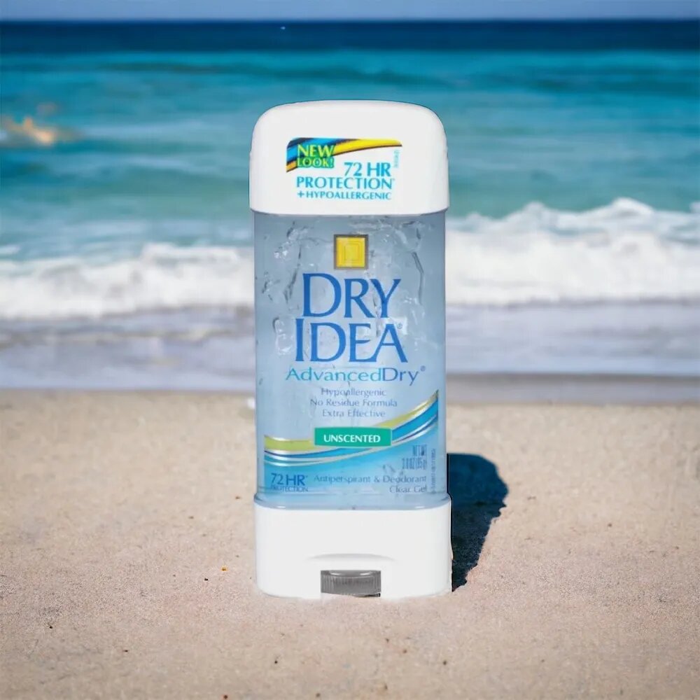 Гель-антиперспирант и дезодорант Dry Idea, гипоаллергенный, унисекс, без запаха