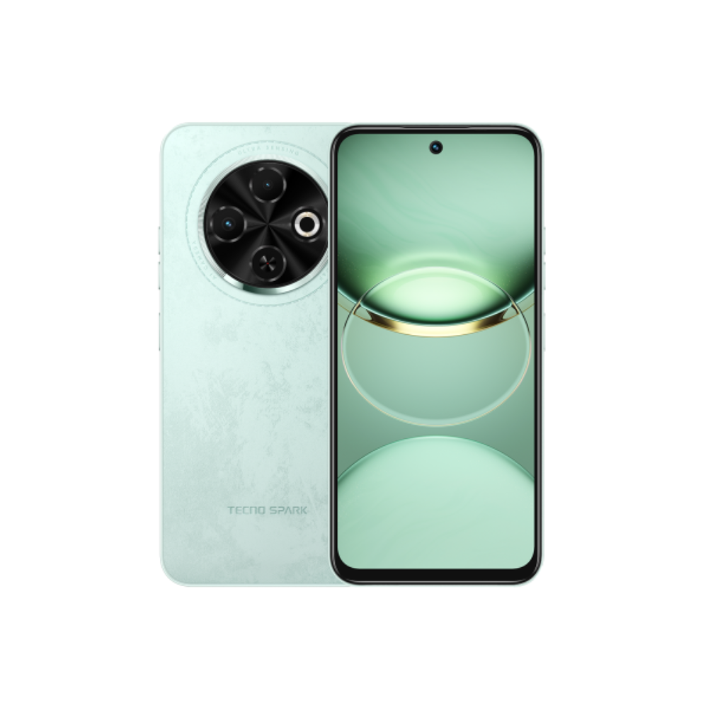 Смартфон Tecno Spark 30C, 6/128ГБ, NFC, 2 NanoSIM, батарея 5000 мАч, зеленый — фото 1