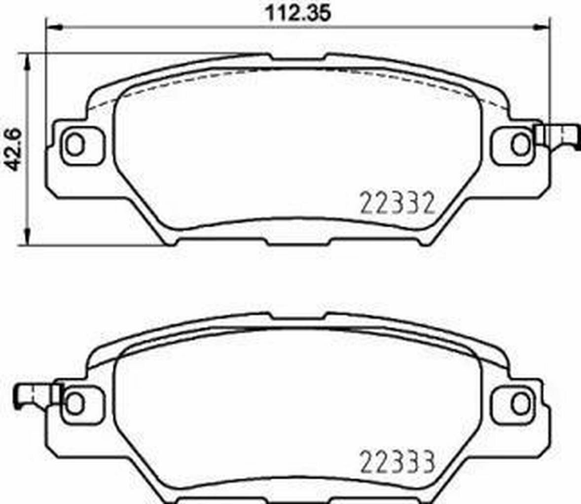 Колодки тормозные дисковые для автомобилей Brembo P49053 (запчасти и комплектующие)