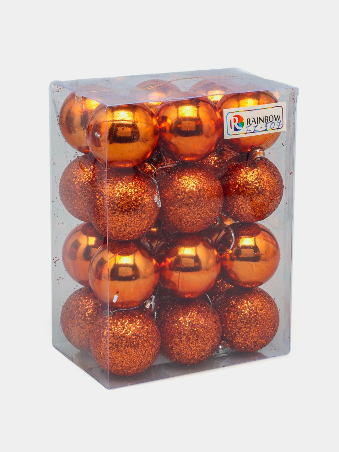 Новогодний набор, ёлочные игрушки и украшения, 24 штуки, 5 см
