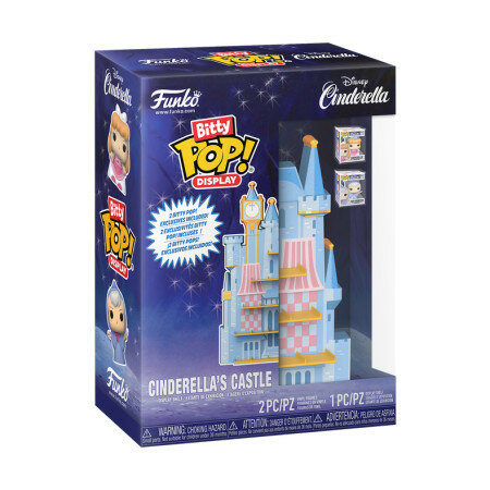 Фигурка Funko Bitty Pop! Display Cinderella's Castle 85511, цвет голубой/розовый