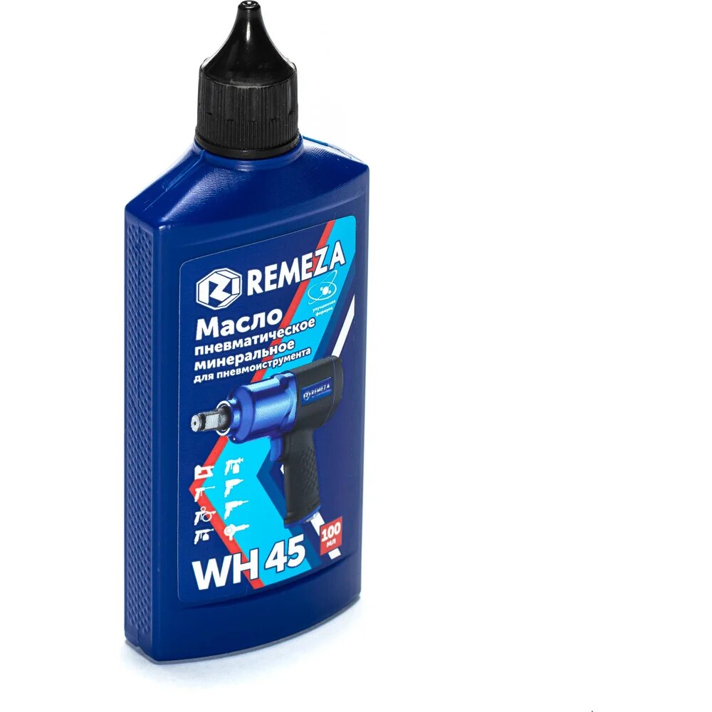 Масло для пневмоинструмента WH 45 (100 мл) Remeza 8992020, масло с термостойкостью, для профессионального применения — фото 1