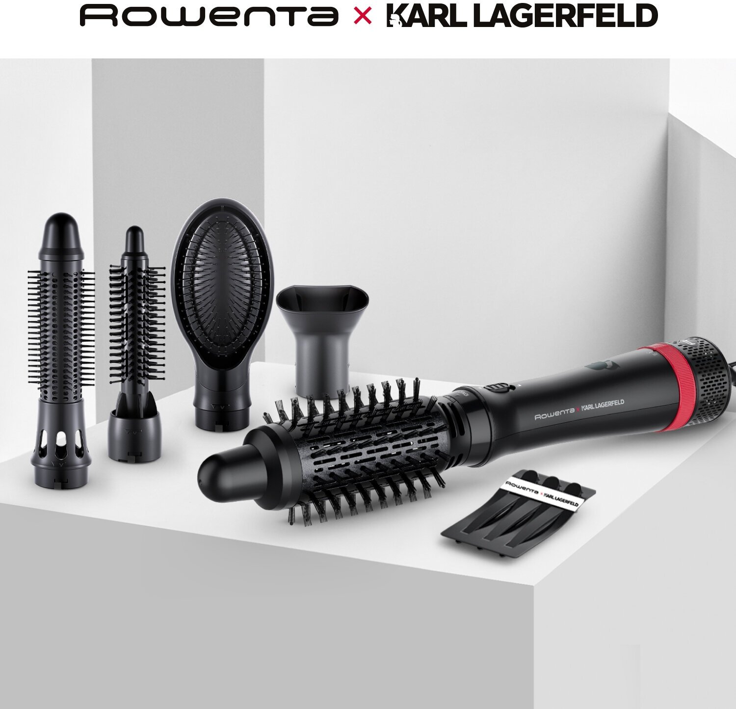 Фен-щетка Rowenta x Karl Lagerfeld 5в1 (CF635LF0)