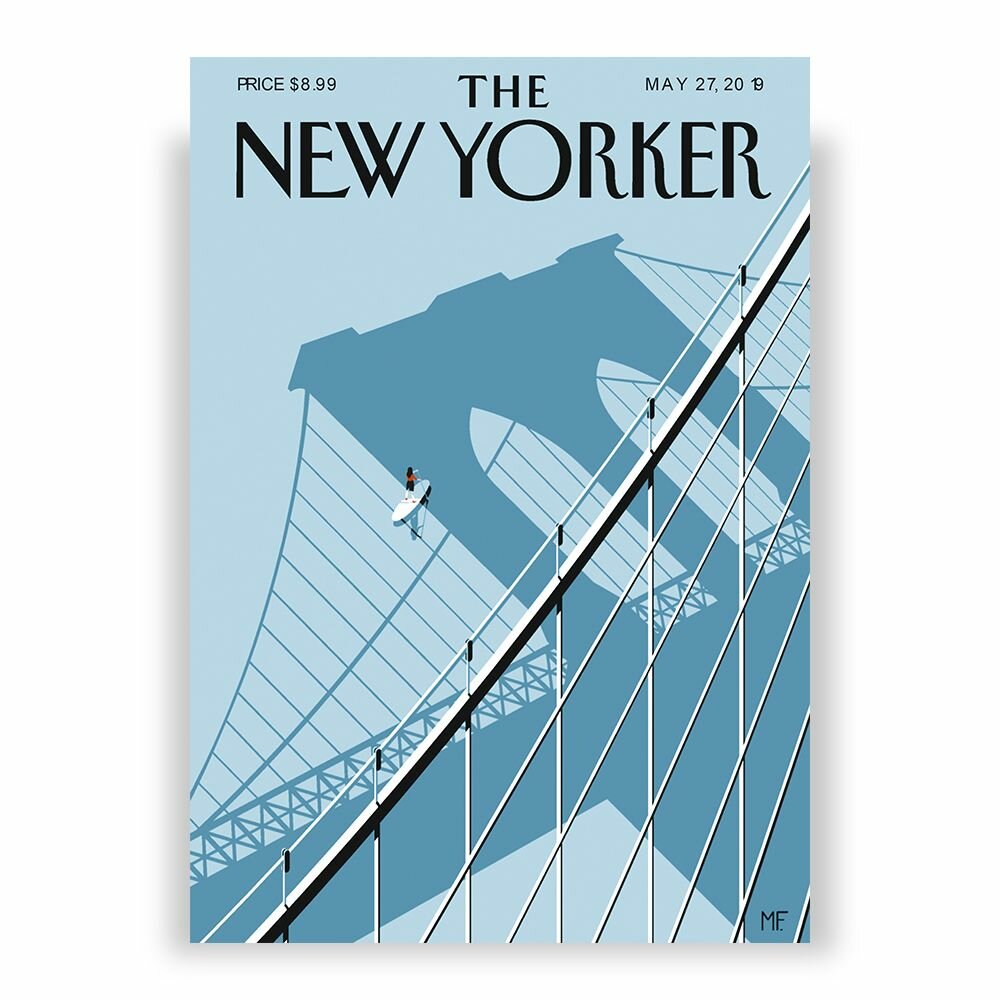 Обложка The New Yorker (Нью-Йоркер) от 27 мая 2019 года, 21 x 30 см в тубусе