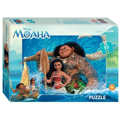 Пазл Step puzzle Disney Моана (91151), 35 дет. пазл step puzzle disney медвежонок винни 91115 35 дет