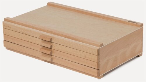 Изображение товара Органайзер Pinax PC-4D, для карандашей/пастели, бук, настольный, бежевый, 4 лотка