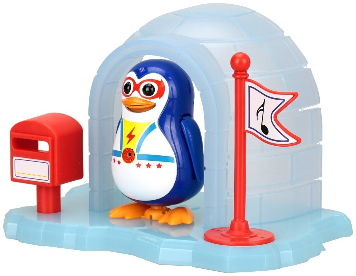 Интерактивная игрушка Digibirds Пингвин в домике Синий