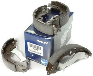Барабанные тормозные колодки задние MANDO MLH15 для Hyundai Accent, Kia Rio (4 шт.)