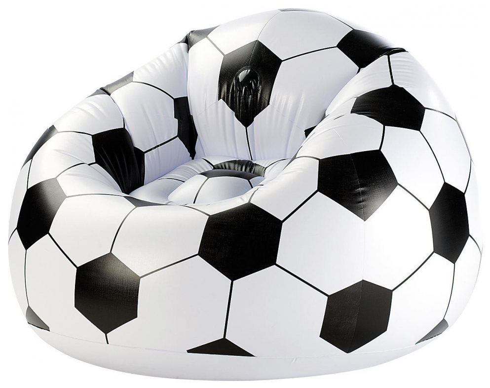 Надувное кресло Bestway Beanless Soccer Ball Chair