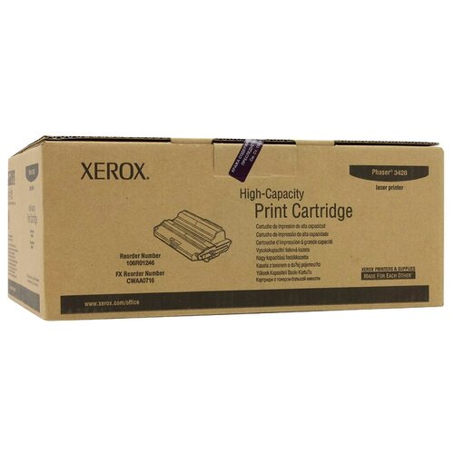 Картридж Xerox 106R01246, 8000 стр, черный картридж superfine sf 106r01246 8000 стр черный