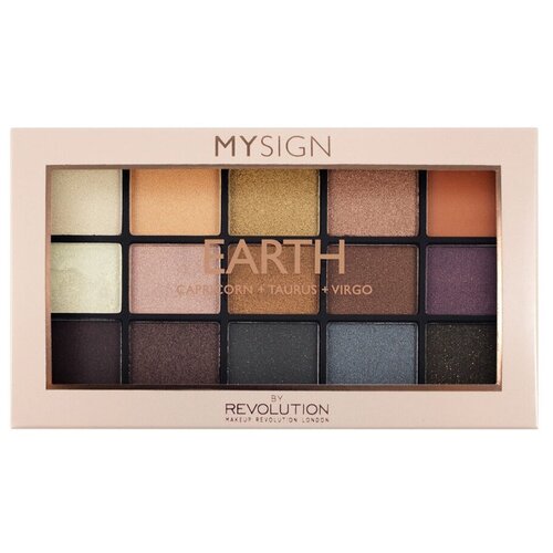 Палетка теней Makeup Revolution My Sign Earth