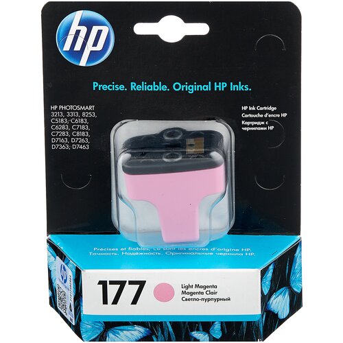 Картридж HP C8775HE, 230 стр, светло-пурпурный