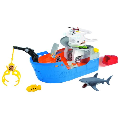 Dickie Toys Игровой набор Атака акулы с аксессуарами 8 предметов 3779001