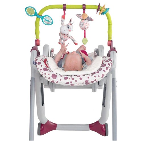 Chicco Polly Progres5 с игрушками и вкладышем, зеленый