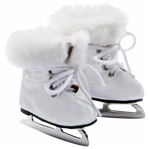 фото Ледовые коньки белые обувь для кукол gotz размером 45-50 см