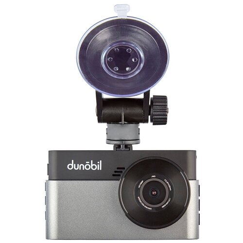 Видеорегистратор Dunobil Graphite Duo, 2 камеры, черный/серый