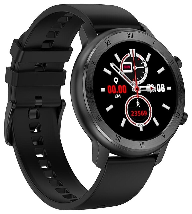 Часы Smart Watch DT89 GARSline черные (ремешок черный силикон)