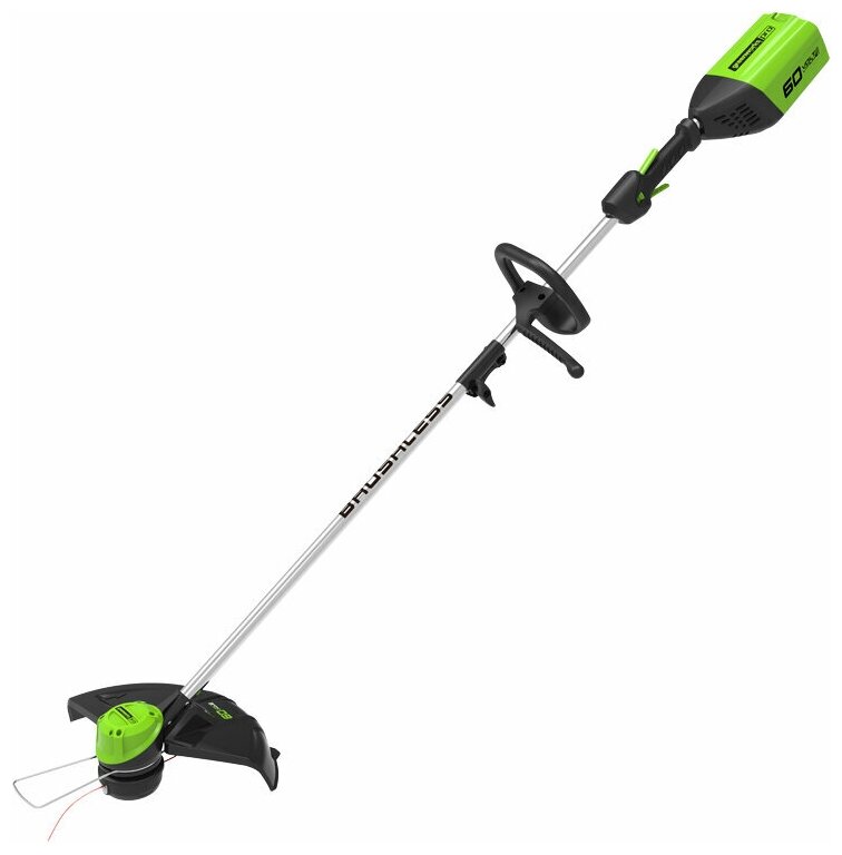 Триммер аккумуляторный Greenworks 2103207 60V 40cm GD60LT 4А·ч 60 В без АКБ и ЗУ 40 см