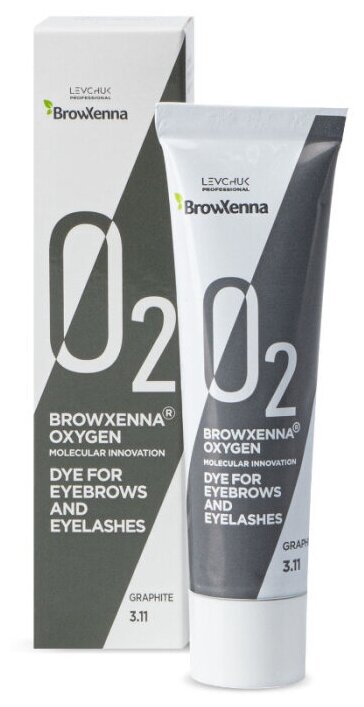 BrowXenna Oxygen O2 Краска для бровей и ресниц 15 мл, 5.67 brown, 15 мл