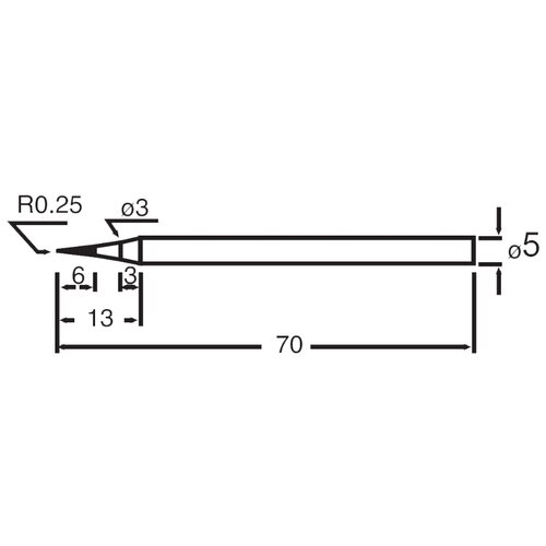 Жало для паяльника ProsKit SI-S120T-5SB паяльник proskit 8pk s118b 30w 220 240в 30вт