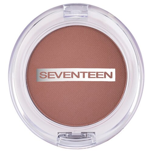 SEVEN7EEN Румяна компактные Natural Matte Silky Blusher, 14 Sweet Brown румяна матовые шелковистые компактные seven7een natural matte silky blusher