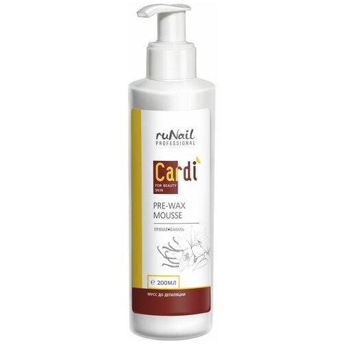 Мусс до депиляции RUNAIL PROFESSIONAL Cardi Пряная ваниль 200 мл 470₽