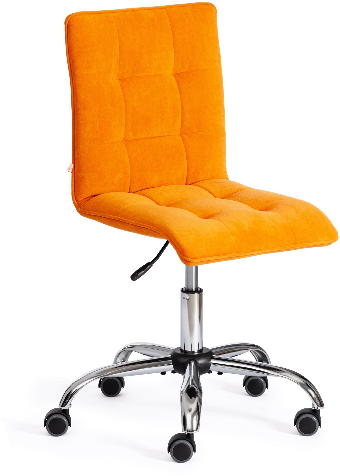 Кресло компьютерное Tetchair ZERO флок оранжевый