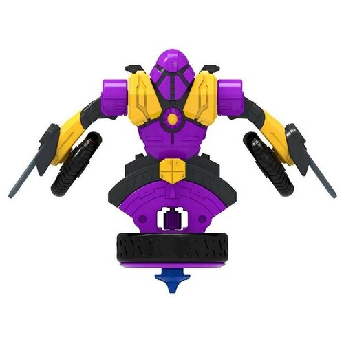 Робот-трансформер Spin Racers Волчок-трансформер 2 в 1 Страж (K02SRS05), фиолетовый роботы spin racers волчок трансформер 2 в 1 хитрец
