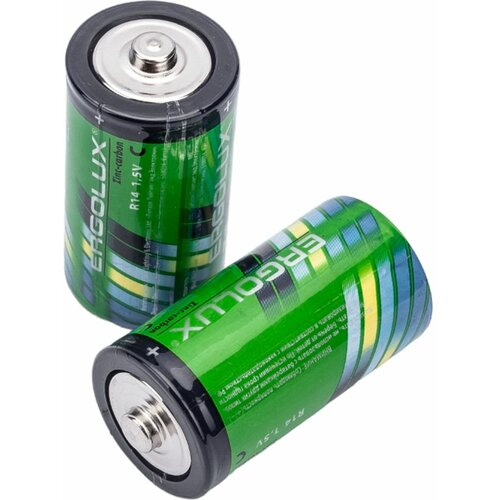 Батарейка Ergolux 14335 алкалиновая батарейка фаzа lr14 super alkaline bl 2