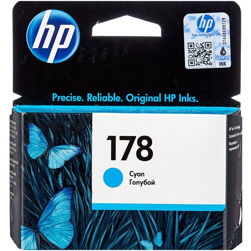Картридж HP CB318HE, 300 стр, голубой картридж для струйного принтера easyprint ih 321 hp 178xl