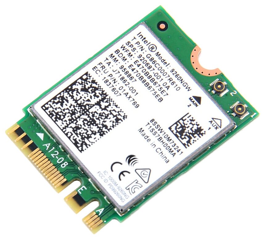 Bluetooth+Wi-Fi адаптер Intel 9260NGWAC