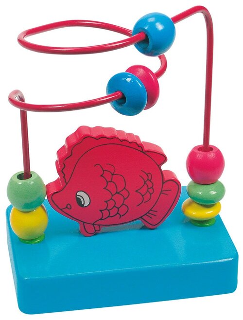Развивающая игрушка Bino Рыбка, голубой/розовый